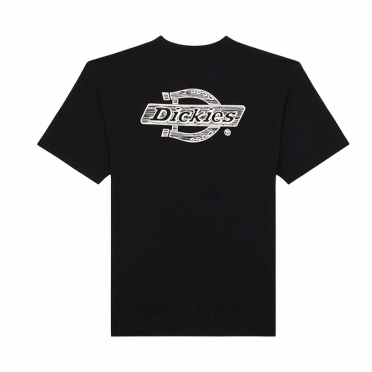Men’s Short Sleeve T-Shirt Dickies Wood Logo Black-2