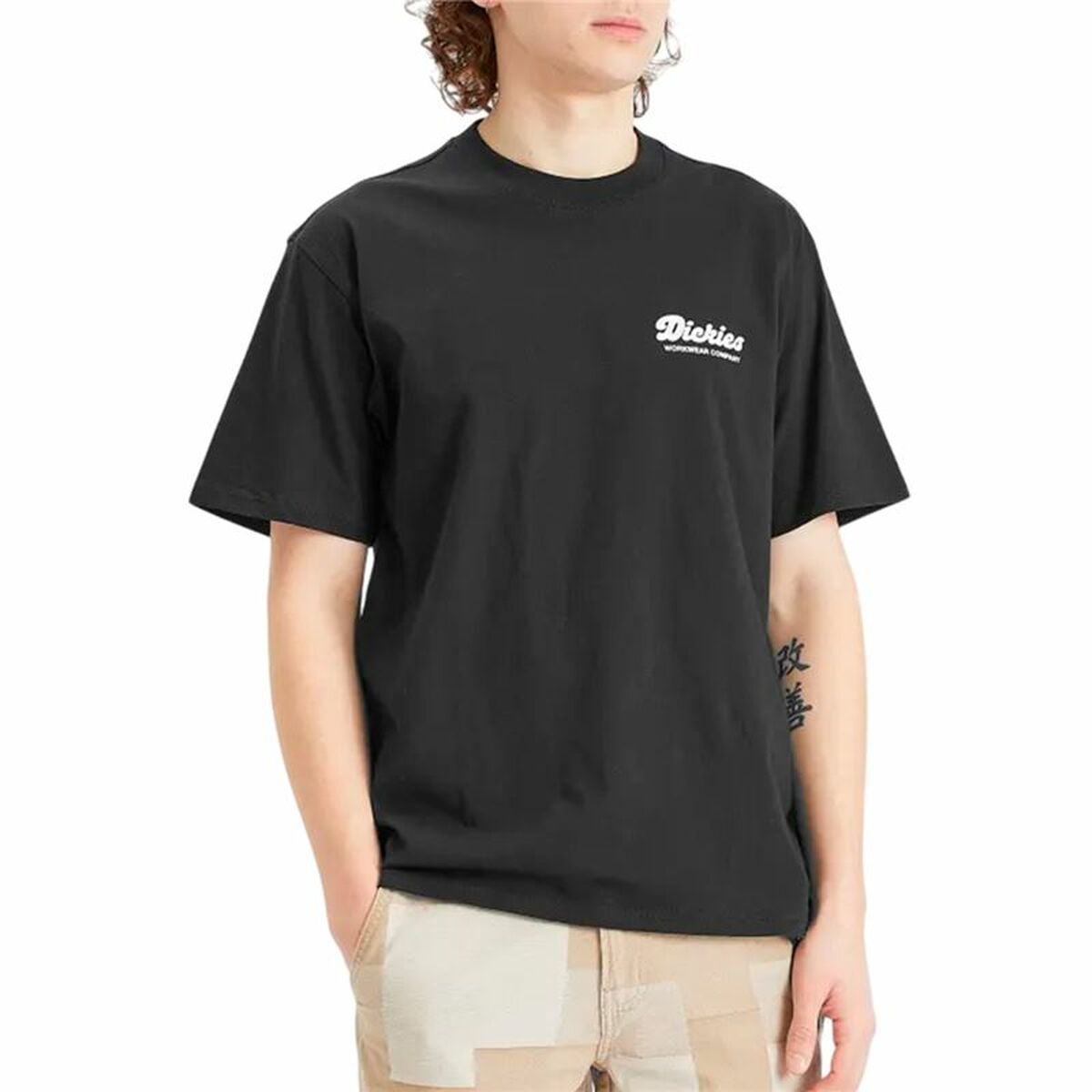 Men’s Short Sleeve T-Shirt Dickies Lewistown Ss Black-3
