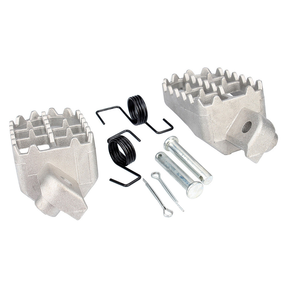 Foot Pegs Footpegs Suitable For Yamaha TW200 PW50 PW80 Peewee Pit Dirt Bikes-4