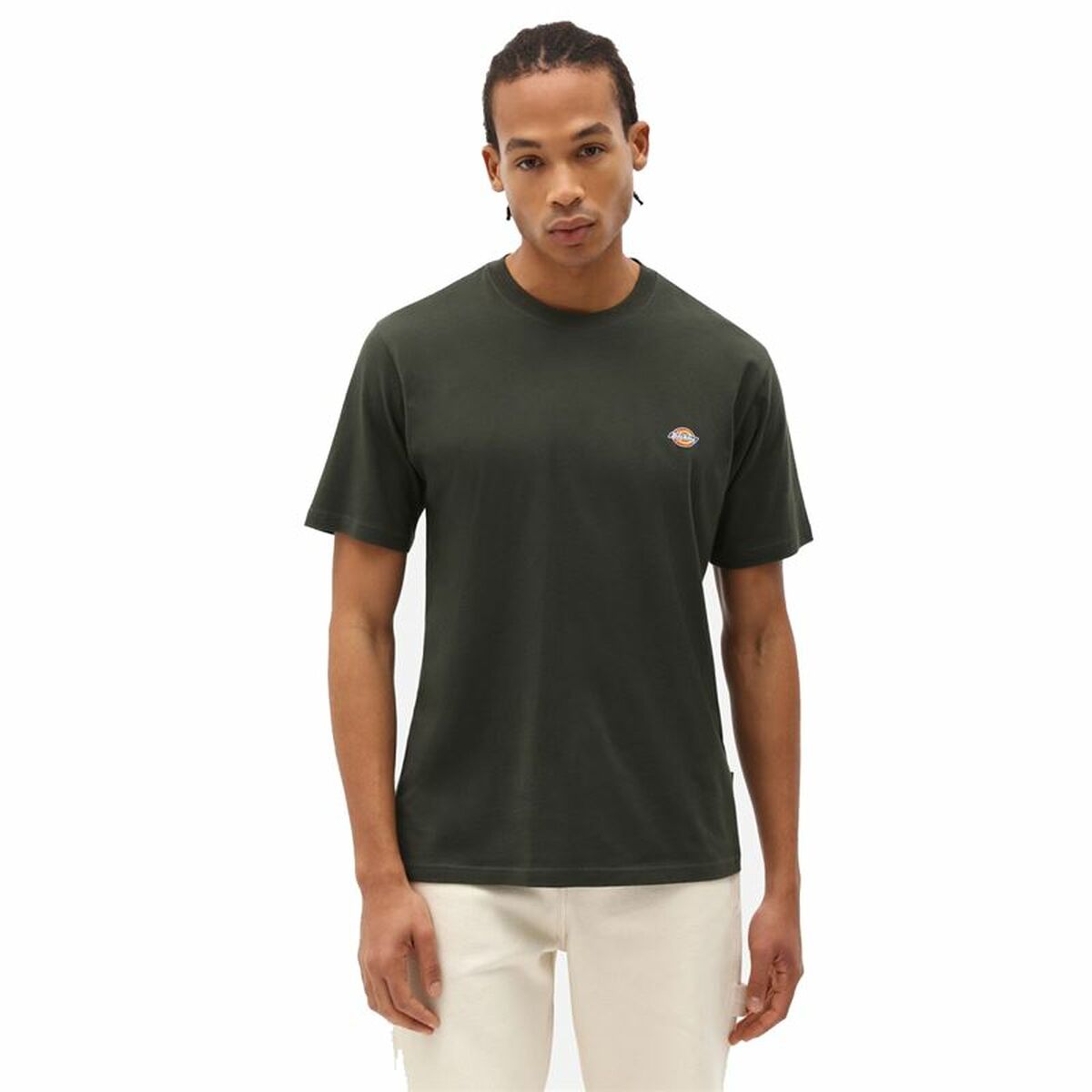 Men’s Short Sleeve T-Shirt Dickies Mapleton Dark green-0