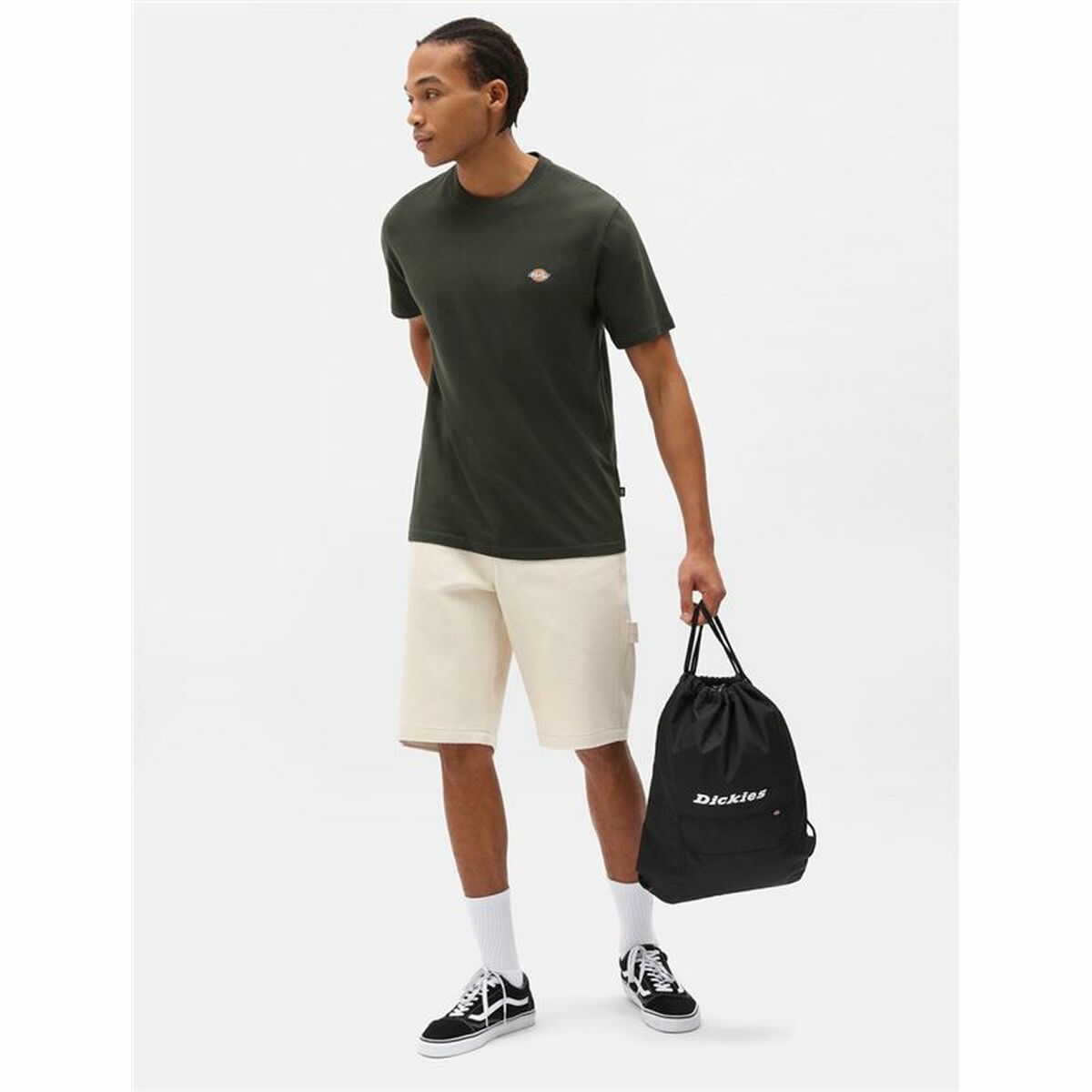 Men’s Short Sleeve T-Shirt Dickies Mapleton Dark green-2