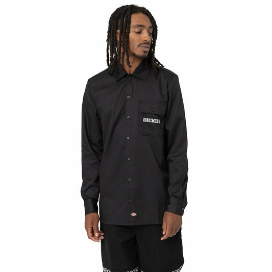 Men’s Long Sleeve Shirt Dickies Wichita Black-0