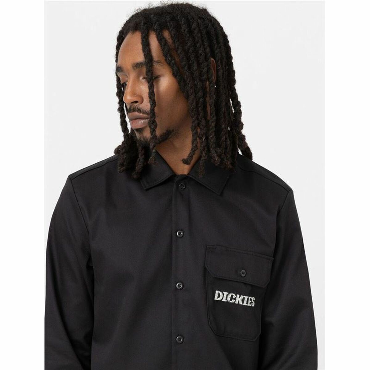 Men’s Long Sleeve Shirt Dickies Wichita Black-16