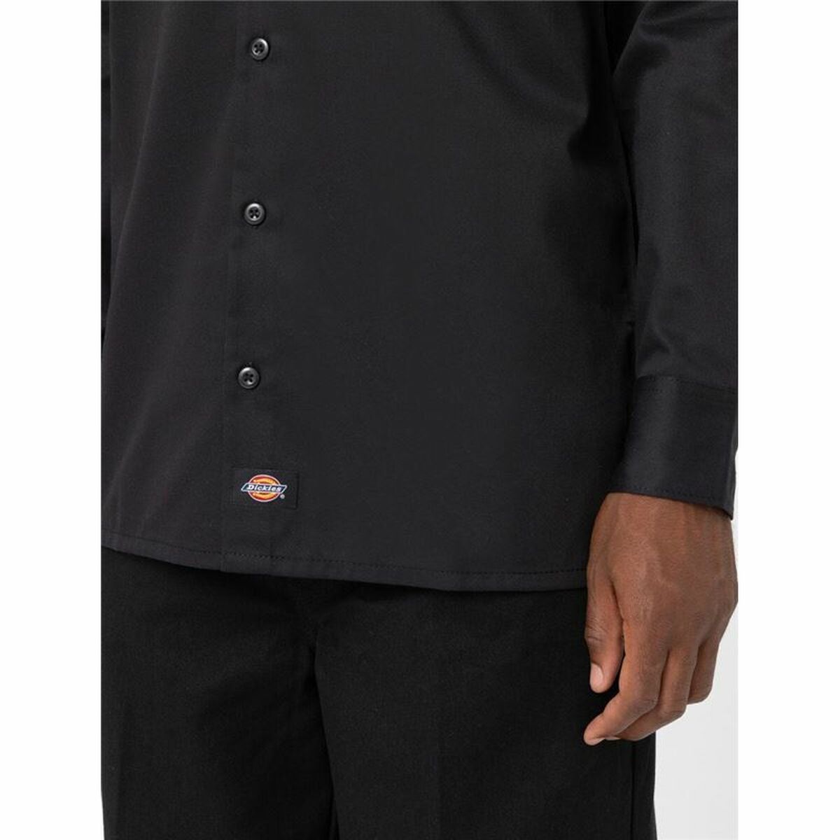 Men’s Long Sleeve Shirt Dickies Wichita Black-15