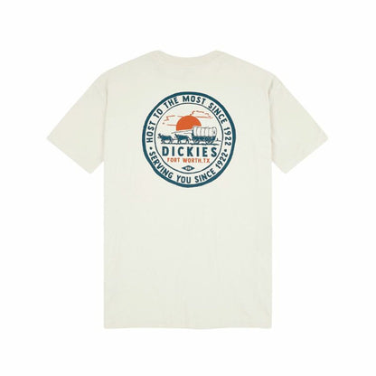 Men’s Short Sleeve T-Shirt Dickies Greensburg Brown-4