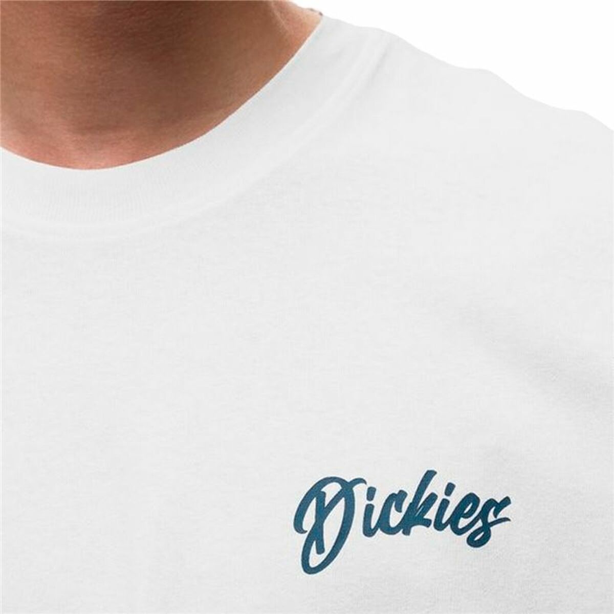 Men’s Short Sleeve T-Shirt Dickies Dighton White-2