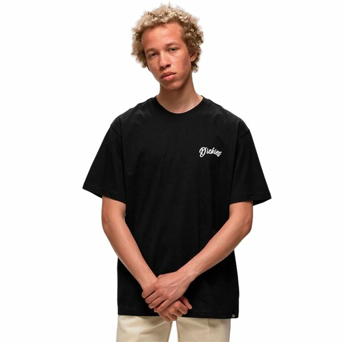 Men’s Short Sleeve T-Shirt Dickies Dighton Black-4