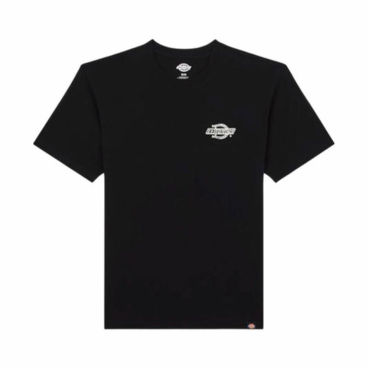 Men’s Short Sleeve T-Shirt Dickies Wood Logo Black-0