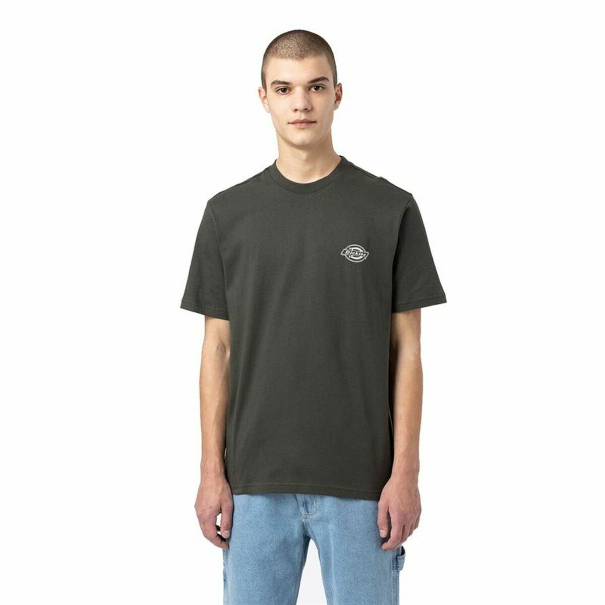 Short Sleeve T-Shirt Dickies Holtville  Green Men-13