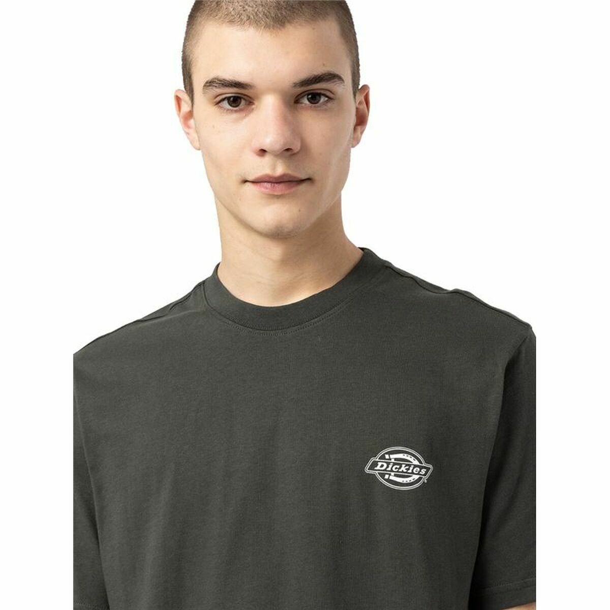 Short Sleeve T-Shirt Dickies Holtville  Green Men-1