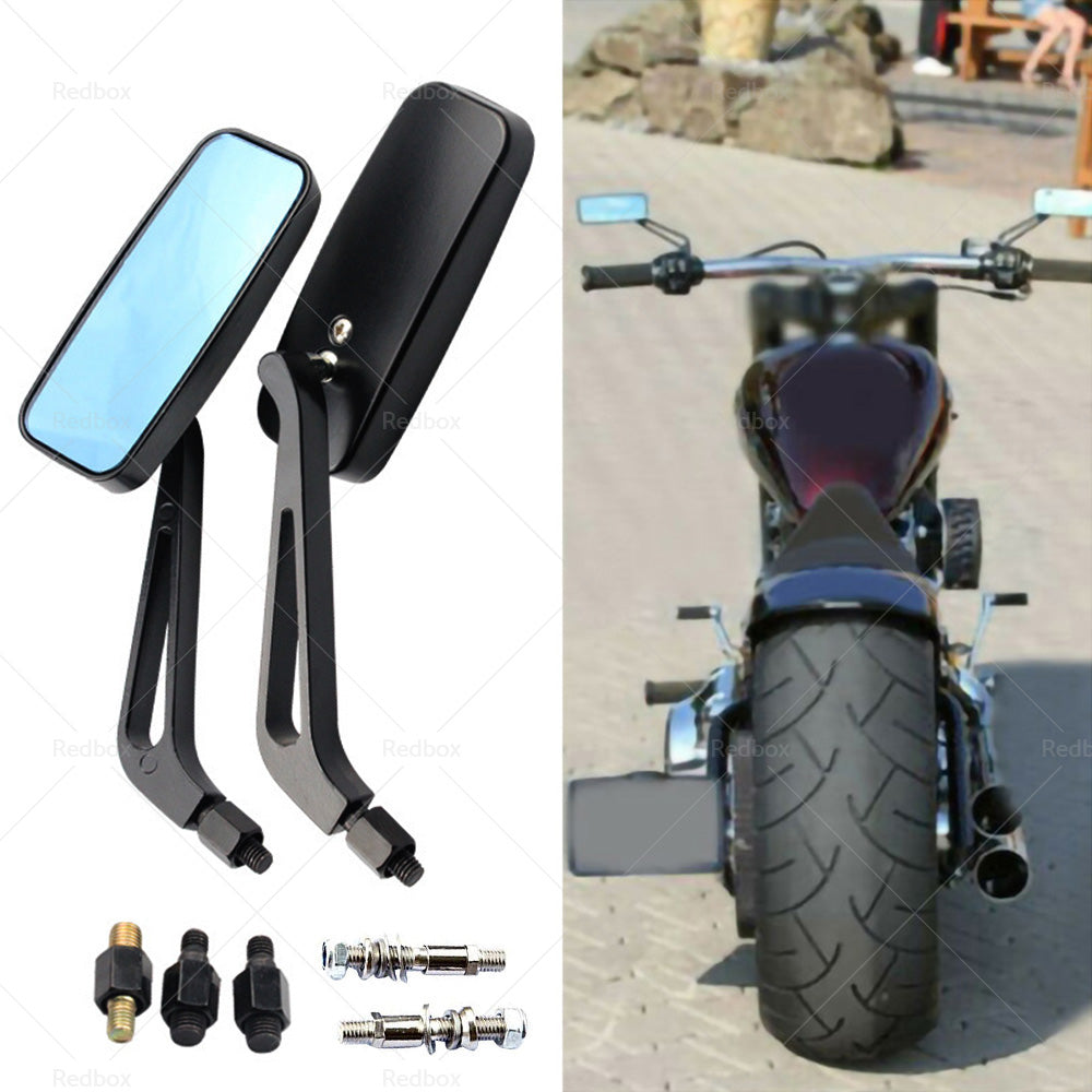 8 10mm Motorcycle Mirror Suitable For Chopper Cruiser Bobber Racer Cafe Scootor-2