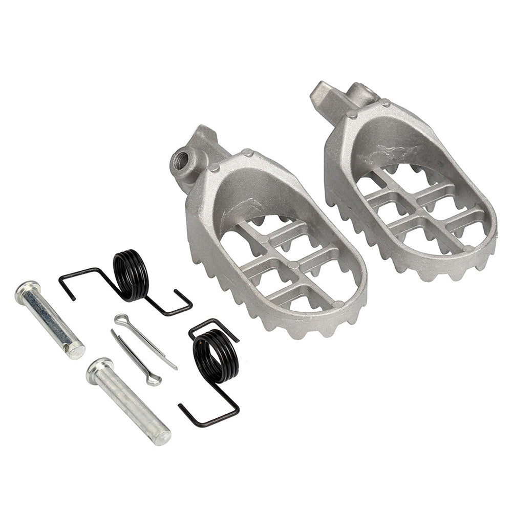 Foot Pegs Footpegs Suitable For Yamaha TW200 PW50 PW80 Peewee Pit Dirt Bikes-2