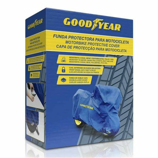 Motorcycle Cover Goodyear GOD7021 Blue-0