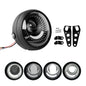 Motorcycle 6. 5inch LED Headlight Spiral Side Mount Bracket Suitable For Cafe Racer-0