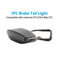Universal Mororcycle 28 LED Brake Stop Tail Light License Number Plate Rear Lamp-0