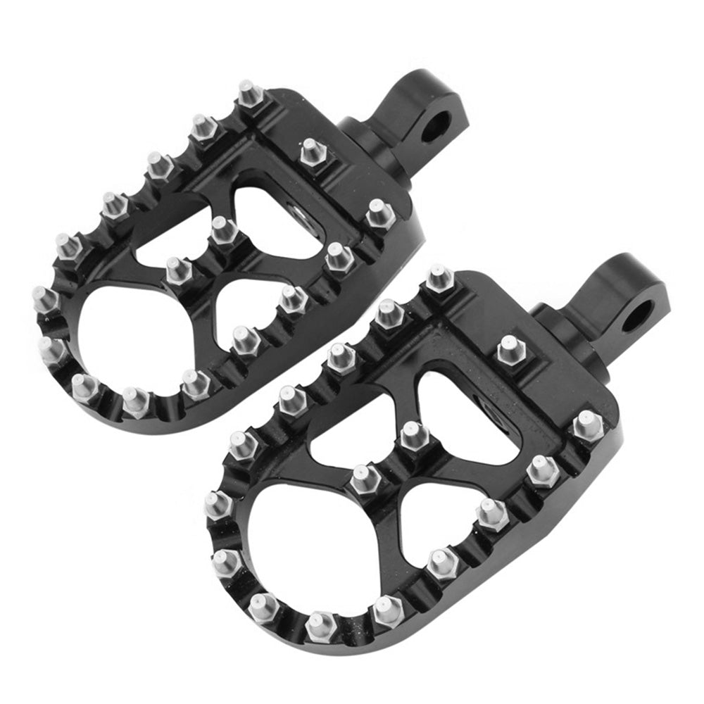 Wide Foot Pegs 360 Degree Roating Suitable For harley Dyna Sportster Fatboy-0
