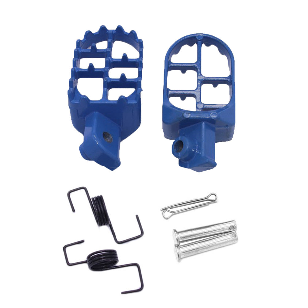 Blue FOOT PEG FOOTREST ASSEMBLY FOOTPEG Suitable For YAMAHA PW50 PY50 PEEWEE-4