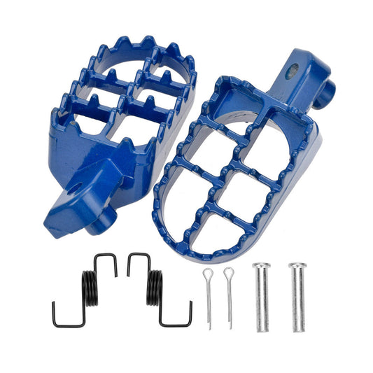 Blue FOOT PEG FOOTREST ASSEMBLY FOOTPEG Suitable For YAMAHA PW50 PY50 PEEWEE-0
