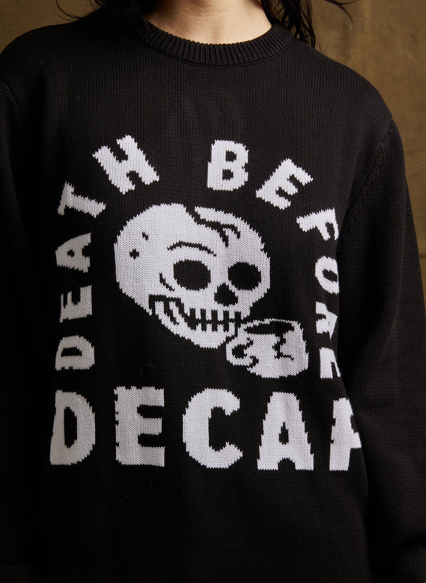 Death Before Decaf Sweater