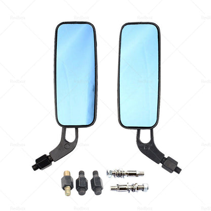 8 10mm Motorcycle Mirror Suitable For Chopper Cruiser Bobber Racer Cafe Scootor-3