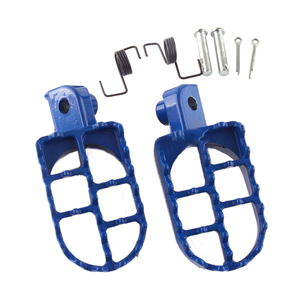 Blue FOOT PEG FOOTREST ASSEMBLY FOOTPEG Suitable For YAMAHA PW50 PY50 PEEWEE-2