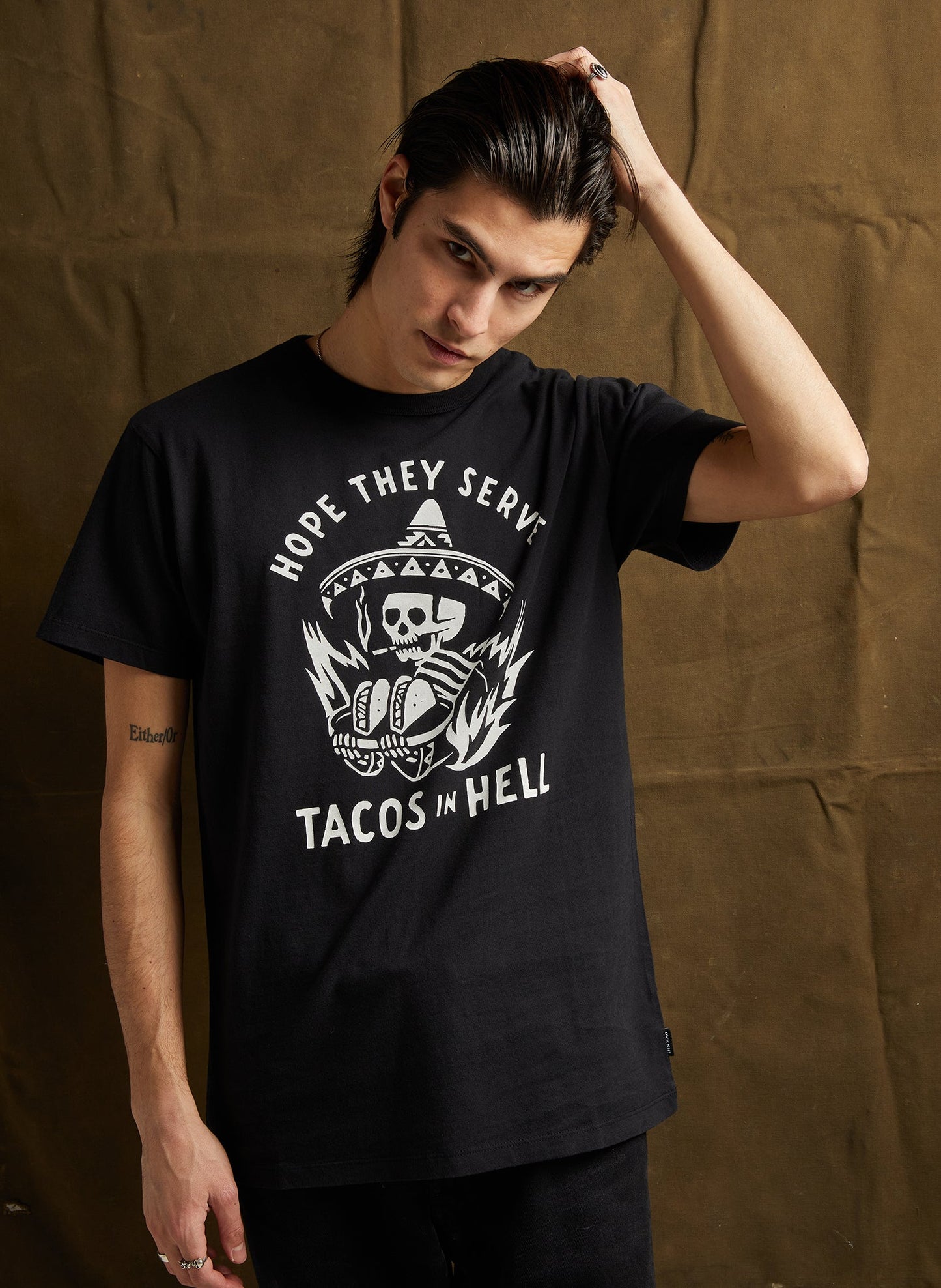 Hope They Serve Tacos in Hell Tee