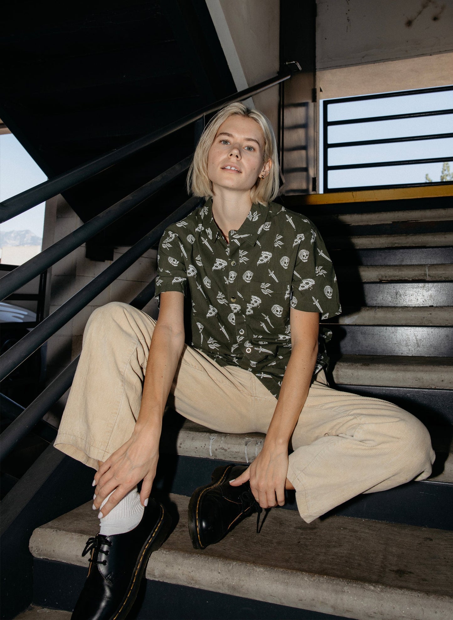 Pizza Slayer Button-Up