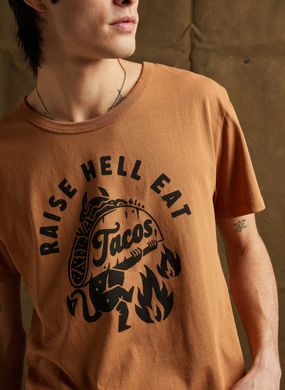 Raise Hell Eat Tacos Tee