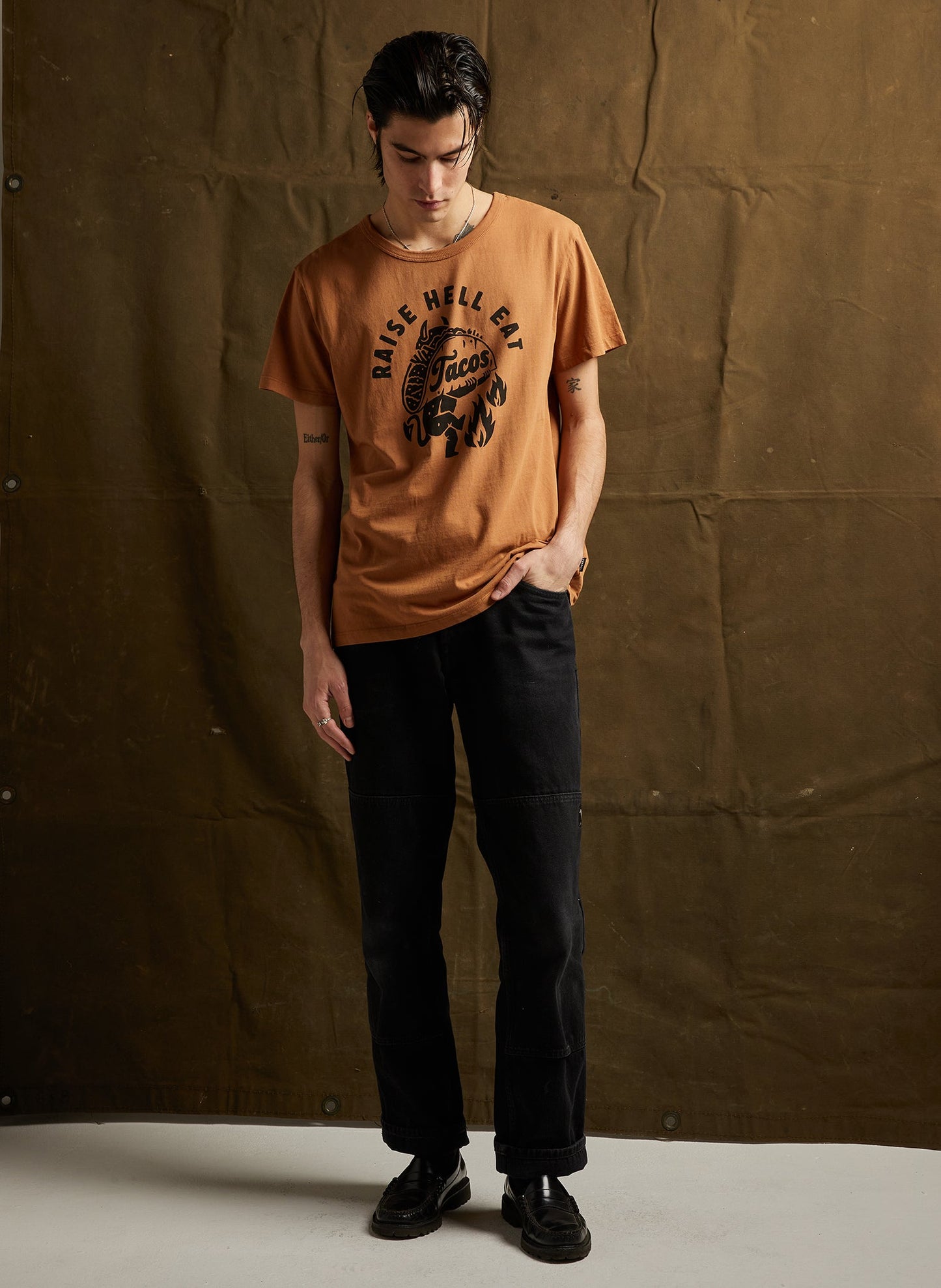 Raise Hell Eat Tacos Tee